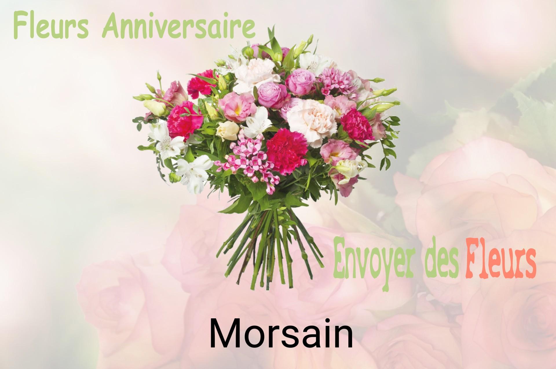 Bouquet de fleurs d’anniversaire livré à Morsain